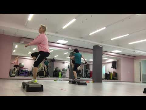Видео: Разминка/Семинар «Степ- аэробика» SuperFitness Company