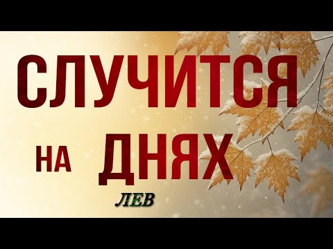 Видео: ✅ ЛЕВ, ♌️, это ♣️♦️СЛУЧИТСЯ на ❇️ ДНЯХ, таро, гороскоп, лев неделя таро, неделя 10-16.11.2025, 