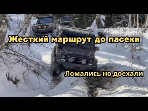 Видео: Снова в лес к Геше на пасеку ! Жесткий off road маршрут закрытия сезона 2025 