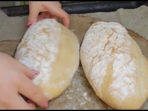 Видео: Ролик № 1377. Домашний хлеб без замеса. Рецепт в конце ролика.