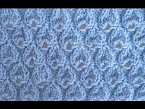 Видео: Узор спицами "Капельки"