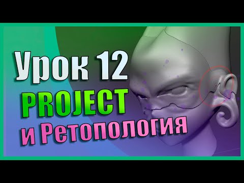 Видео: 12 Zbrush для начинающих | Project и ретопология (Урок)