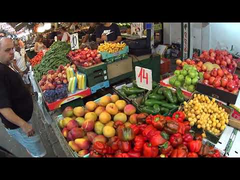 Видео: иду на рынок за овощами в Израиле тель-авив улица HaTikva St