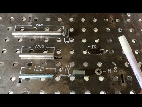 Видео: Струбцины для сварочного стола