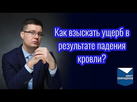 Видео: Как взыскать ущерб в результате падения кровли на автомобиль?