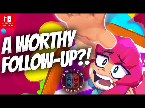 Видео: Обзор Demon Turf Neon Splash для Nintendo Switch | Достойное продолжение?