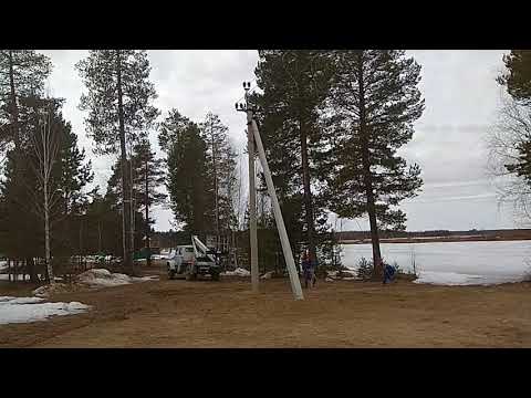 Видео: Снятие пострадавшего с опоры