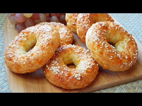 Видео: Творожные Кольца на Завтрак за Минуты // Homemade bagels with cheese