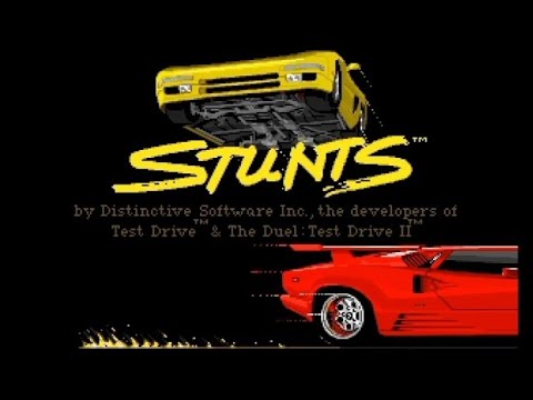 Видео: А вы играли в Stunts ??? Больше чем просто гонки...