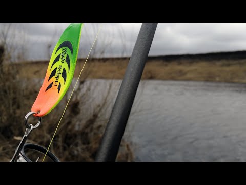 Видео: ВЕСНА, БЛЕСНА И МАЛАЯ РЕЧКА! Ловля щуки с берега весной, рыбалка на спиннинг