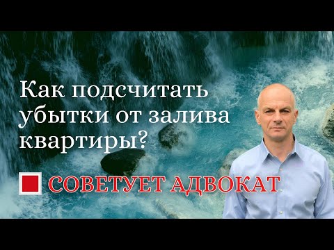 Видео: Как подсчитать убытки от залива квартиры?