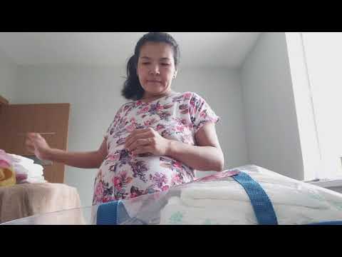 Видео: Сумки в роддом қазақша. Дородовая сумка.