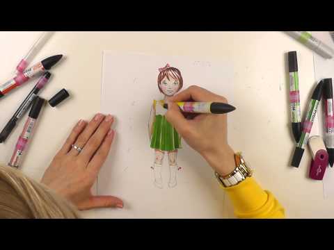 Видео: Fashion скетчинг: построение детской фигуры.