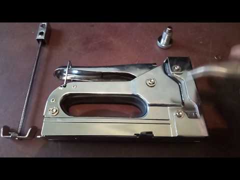 Видео: ремонт степлера