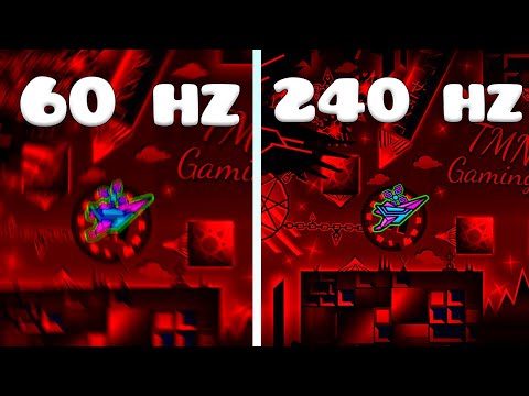 Видео: КУПИЛ НОВЫЙ 240 ГЕРЦ МОНИТОР ДЛЯ GEOMETRY DASH 2.2 #geometrydash