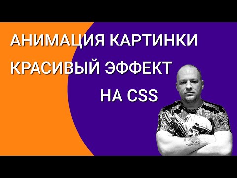 Видео: Анимация картинки. Красивый эффект CSS. Необычная шапка сайта