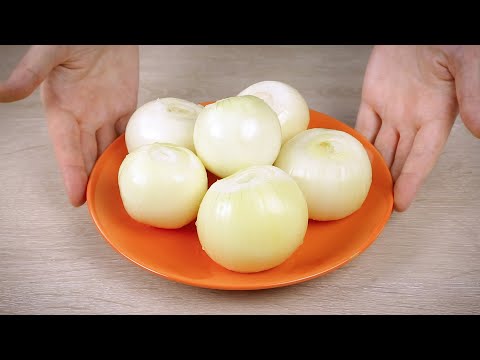 Видео: Так из ЛУКА ещё не готовила! Нужно всего ШЕСТЬ луковиц! Вкусная идея для ужина или обеда!