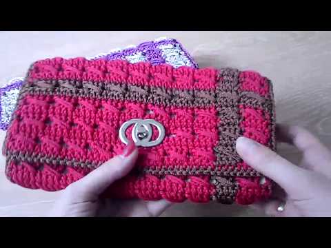 Видео: Как связать крючком клатч. Часть 1