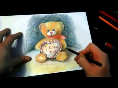 Видео: КАК научиться РИСОВАТЬ. Красивая ОТКРЫТКА карандашами