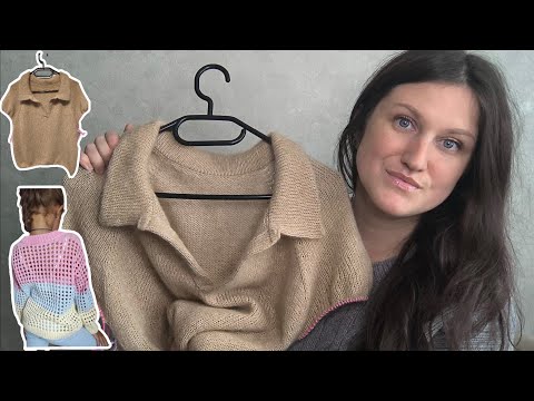 Видео: Много готовых работ🔥🔥🔥 Кардиган Японским Плечом, ПОЛО, процессы и покупки. Мастер классы.
