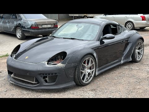 Видео: Porsche Cayman S  Rocket Bunny. Мы его собрали и выехали на тест.