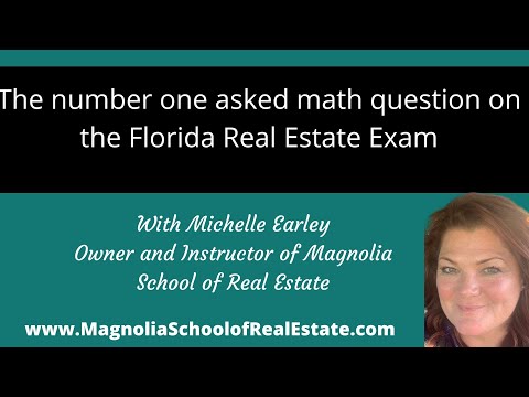 Видео: Сдайте экзамен по недвижимости во Флориде! Вот самый популярный математический вопрос в 2025 году.