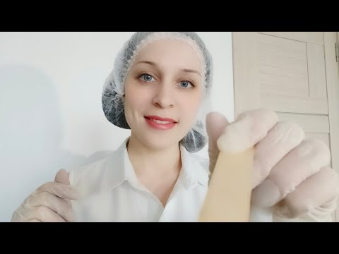 Видео: Медицинское АСМР/ASMR - Осмотр у Лора