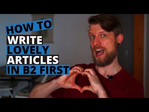 Видео: Cambridge B2 First (FCE) — Как написать статью