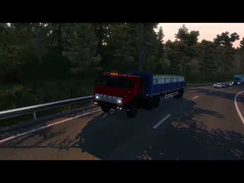 Видео: Euro Truck Simulator 2► #224 КАМАЗ 5410/КУРГАН - ДИЖОН (ФРАНЦИЯ) 1972 КМ