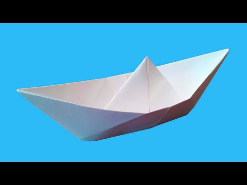 Видео: Как сделать кораблик из бумаги. Легкий способ как сделать корабль