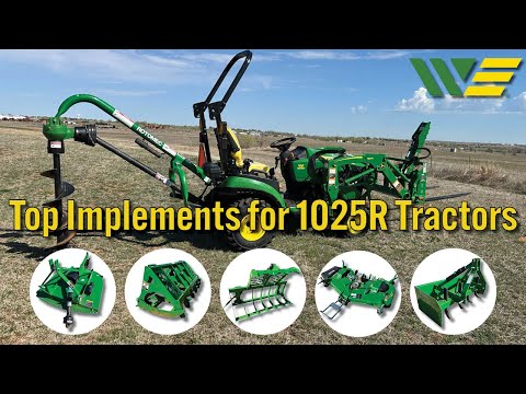 Видео: Лучшее навесное оборудование для тракторов John Deere 1025R