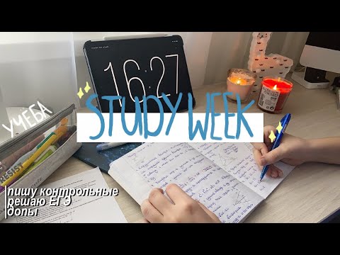 Видео: НЕДЕЛЯ УЧЕБЫ №2 // ЭКЗАМЕНЫ, КОНТРОЛЬНЫЕ // Study With Me