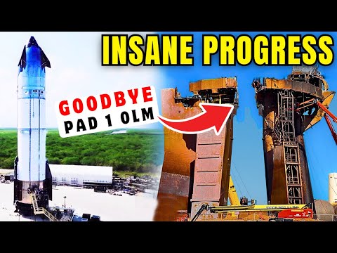 Видео: SpaceX готова: испытания Starship Flight 12 состоятся через несколько дней! Площадка 1 разрушена!