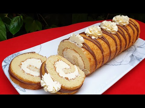 Видео: Руло "Ванилия" с маслен крем ❤