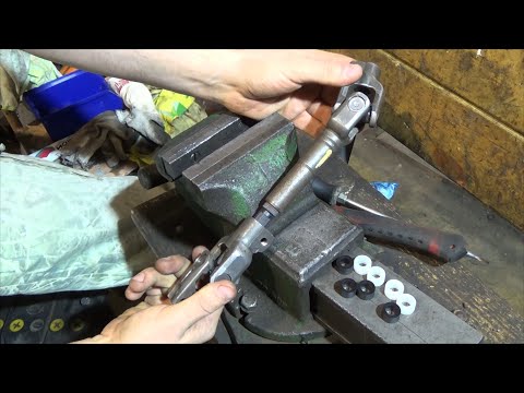 Видео: Лёгкий способ ремонта Тойотовского подрулевого карданчика капролоновыми втулками.