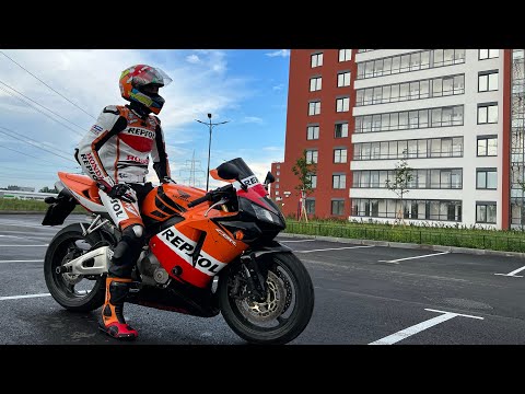 Видео: Приятные мелочи на Honda cbr600rr pc37, мото экипировка, первый выезд.