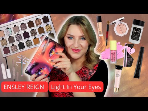 Видео: Обзор палетки Ensley Reign Light in your eyes + ТЕСТДРАЙВ косметики