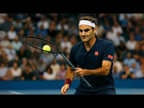 Видео: Редкие забавные моменты в теннисе