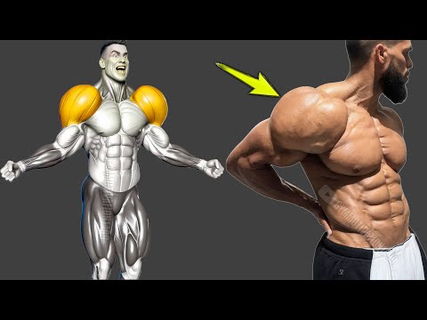 Видео: Не нужен спортзал: 11 упражнений на большие плечи только с гантелями