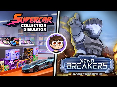 Видео: ИНДИ-СМОТР #50 👾 Supercar Collection Simulator // XENOBREAKERS: Classic Tower Defense