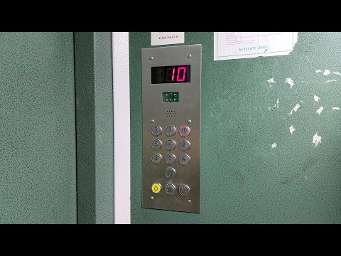 Видео: Необычный ПП! Зелёный лифт ЩЛЗ 2006 г. @ ул. Соколова-Соколёнка, 29 (г. Владимир)