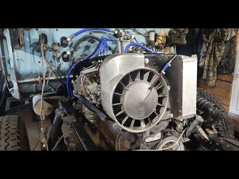 Видео: Установка двигателя и разные мелочи! Поднимаем с колен ГАЗ 4301! Часть 26