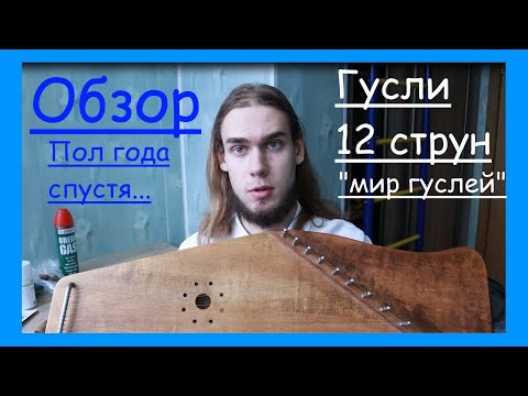 Видео: Гусли с волной, 12 струн от "Мира Гуслей" - Обзор после полугода игры.