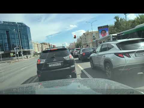 Видео: Целиноград, проспект Целинников ,,Дворец молодежи" гостиница ,,Турист" и магазин ,,Мелодия" 05.07.25