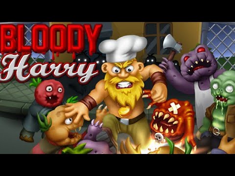 Видео: Кровавый Гарри убывает зомбаков из овощей в Bloody Harry : Zombie Shooting