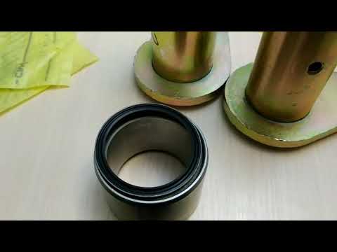 Видео: Замена втулок и пальцев на экскаватор погрузчике