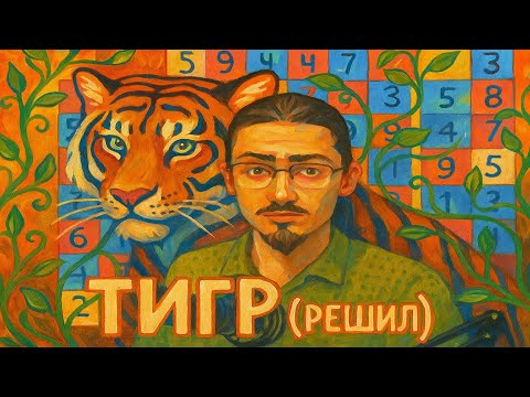 Видео: 32 - Решаю судоку - (решил) - Тигр - Ссылка на судоку в описании