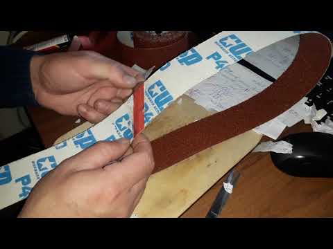 Видео: Склейка ленты для гриндера, на что не стоит клеить ленту.