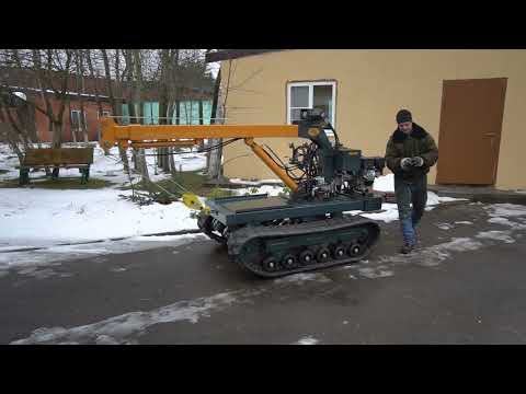 Видео: Манипулятор  транспортёр Корвет-02К