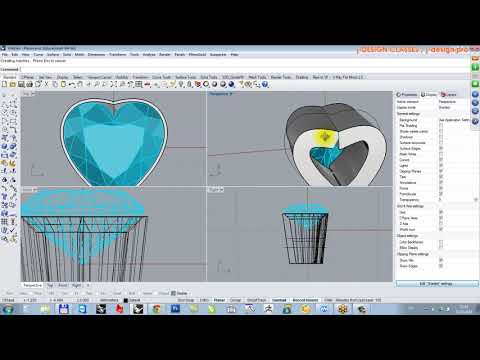 Видео: 24 basic Day04 08 Моделирование каста для огранки сердце
